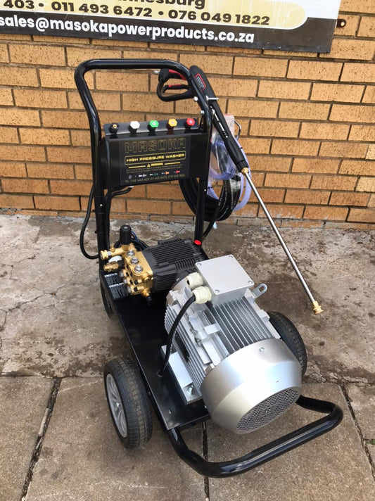 Three phase high pressure washer