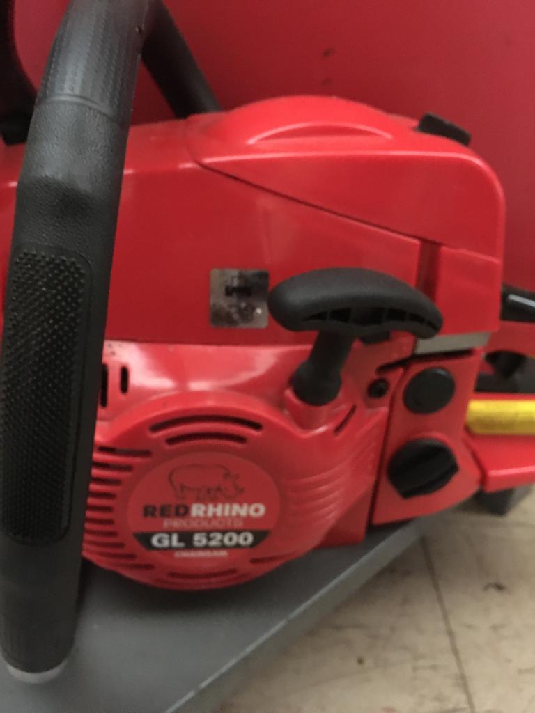 Red rhino petrol chainsaw